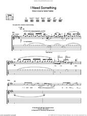 Cover icon of I Need Something sheet music for guitar (tablature) by Newton Faulkner, intermediate skill level