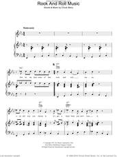 Cover icon of Rock And Roll Music sheet music for voice, piano or guitar by Chuck Berry, intermediate skill level