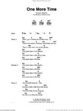 Cover icon of One More Time sheet music for guitar (chords) by The Clash, Joe Strummer and Mick Jones, intermediate skill level