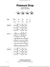 Cover icon of Pressure Drop sheet music for guitar (chords) by The Clash and Frederick 