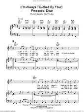 Cover icon of (I'm Always Touched By Your) Presence Dear sheet music for voice, piano or guitar by Blondie and Gary Valentine, intermediate skill level