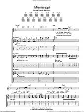 Cover icon of Mississippi sheet music for guitar (tablature) by Bob Dylan, intermediate skill level