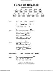 Cover icon of I Shall Be Released sheet music for guitar (chords) by Jeff Buckley and Bob Dylan, intermediate skill level