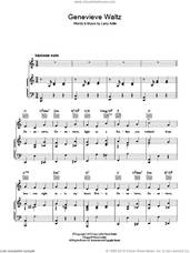 Cover icon of Genevieve Waltz sheet music for voice, piano or guitar by Larry Adler, intermediate skill level