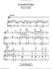 Cover icon of A Handful Of Stars sheet music for voice, piano or guitar by Jack Lawrence and Ted Shapiro, intermediate skill level
