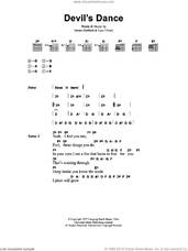 Cover icon of Devil's Dance sheet music for guitar (chords) by Metallica, James Hetfield and Lars Ulrich, intermediate skill level