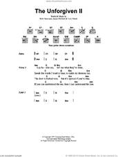 Cover icon of The Unforgiven II sheet music for guitar (chords) by Metallica, James Hetfield, Kirk Hammett and Lars Ulrich, intermediate skill level
