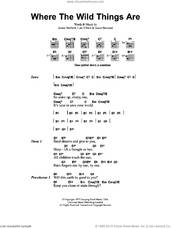 Cover icon of Where The Wild Things Are sheet music for guitar (chords) by Metallica, James Hetfield, Jason Newsted and Lars Ulrich, intermediate skill level
