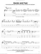 Cover icon of Hands And Feet sheet music for guitar (tablature, play-along) by Audio Adrenaline, Bob Herdman, Charlie Peacock, Mark Stuart, Tyler Burkum and Will McGinniss, intermediate skill level