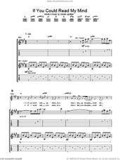 Cover icon of If You Could Read My Mind sheet music for guitar (tablature) by Gordon Lightfoot, intermediate skill level