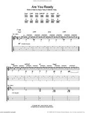 Cover icon of Are You Ready sheet music for guitar (tablature) by AC/DC, Angus Young and Malcolm Young, intermediate skill level