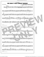 Cover icon of We Don't Talk About Bruno (from Encanto) (arr. Conaway) sheet music for marching band (electric bass) by Lin-Manuel Miranda, Jack Holt, Matt Conaway and Carolina Gaitan, Mauro Castillo, Adassa, Rhenzy, intermediate skill level