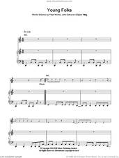 Cover icon of Young Folks sheet music for voice, piano or guitar by Peter, Bjorn & John, Bjorn Yttling, John Eriksson and Peter Moren, intermediate skill level