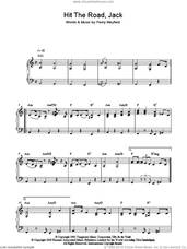 Cover icon of Hit The Road Jack sheet music for piano solo by Ray Charles and Percy Mayfield, intermediate skill level