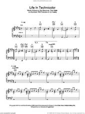 Cover icon of Life In Technicolor sheet music for piano solo by Coldplay, Chris Martin, Guy Berryman, Jon Buckland, Jon Hopkins and Will Champion, intermediate skill level