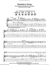 Cover icon of Strawberry Swing sheet music for guitar (tablature) by Coldplay, Chris Martin, Guy Berryman, Jon Buckland and Will Champion, intermediate skill level