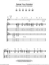 Cover icon of Salute Your Solution sheet music for guitar (tablature) by The Raconteurs, Brendan Benson and Jack White, intermediate skill level