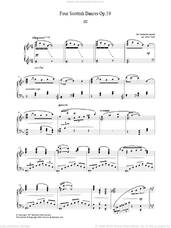 Cover icon of Four Scottish Dances Op.59, No.3, Allegretto sheet music for piano solo by Malcolm Arnold and John York, classical score, intermediate skill level