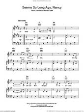 Cover icon of Seems So Long Ago, Nancy sheet music for voice, piano or guitar by Leonard Cohen, intermediate skill level