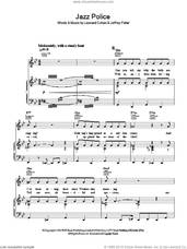 Cover icon of Jazz Police sheet music for voice, piano or guitar by Leonard Cohen and Jeffrey Fisher, intermediate skill level