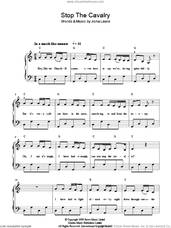 Cover icon of Stop The Cavalry sheet music for piano solo by Jona Lewie, easy skill level