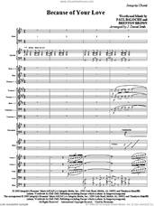 Cover icon of Because Of Your Love (COMPLETE) sheet music for orchestra/band (Orchestra) by Paul Baloche, Brenton Brown and J. Daniel Smith, intermediate skill level