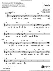 Cover icon of Candle sheet music for voice and other instruments (fake book) by Steve Klaper, intermediate skill level