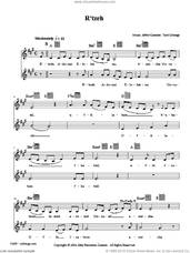 Cover icon of R'tzeh sheet music for choir (2-Part) by Abby Gostein, intermediate duet