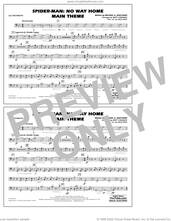 Cover icon of Spider-Man: No Way Home Main Theme (arr. Conaway) sheet music for marching band (2nd trombone) by Michael Giacchino, Jack Holt and Matt Conaway, intermediate skill level