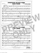 Cover icon of Spider-Man: No Way Home Main Theme (arr. Conaway) sheet music for marching band (baritone t.c.) by Michael Giacchino, Jack Holt and Matt Conaway, intermediate skill level