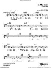 Cover icon of In My Time sheet music for voice and other instruments (fake book) by Steve Klaper, intermediate skill level
