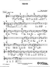 Cover icon of Shiviti sheet music for voice and other instruments (fake book) by Larry Karol, intermediate skill level