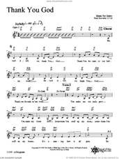 Cover icon of Thank You God sheet music for voice and other instruments (fake book) by Peri Smilow, intermediate skill level