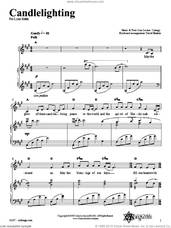 Cover icon of Candlelighting sheet music for voice, piano or guitar by Lisa Levine, intermediate skill level