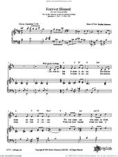 Cover icon of Forever Blessed sheet music for voice, piano or guitar by Robbie Solomon, intermediate skill level