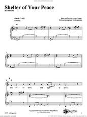 Cover icon of Shelter of Your Peace sheet music for voice, piano or guitar by Lisa Levine, intermediate skill level