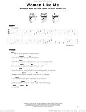 Cover icon of Woman Like Me sheet music for guitar solo by Adele, Adele Adkins and Dean Josiah Cover, beginner skill level