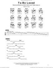Cover icon of To Be Loved sheet music for guitar solo by Adele, Adele Adkins and Tobias Jesso Jr., beginner skill level