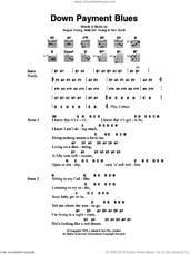 Cover icon of Down Payment Blues sheet music for guitar (chords) by AC/DC, Angus Young, Bon Scott and Malcolm Young, intermediate skill level