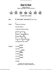 Cover icon of Get It Hot sheet music for guitar (chords) by AC/DC, Angus Young, Bon Scott and Malcolm Young, intermediate skill level