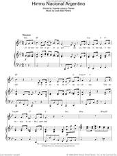 Cover icon of Himno Nacional Argentino (Argentinian National Anthem) sheet music for voice, piano or guitar by Jose Blas Parera and Vicente Lopez y Planes, intermediate skill level