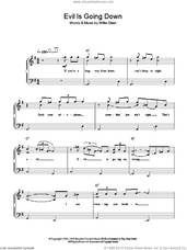 Cover icon of Evil (Is Going On) sheet music for piano solo by Howlin' Wolf and Willie Dixon, easy skill level