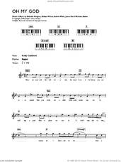 Cover icon of Oh My God sheet music for voice and other instruments (fake book) by Lily Allen, Andrew White, James Rix, Nicholas Baines, Nicholas Hodgson and Richard Wilson, intermediate skill level