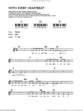 Cover icon of With Every Heartbeat sheet music for voice and other instruments (fake book) by Robyn, Andreas Kleerup, Carl Bagge and Robin Carlsson, intermediate skill level