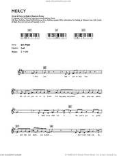 Cover icon of Mercy sheet music for voice and other instruments (fake book) by Duffy, Aimee Duffy and Steve Booker, intermediate skill level