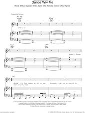 Cover icon of Dance Wiv Me sheet music for voice, piano or guitar by Dizzee Rascal featuring Calvin Harris & Chrome, Adam Wiles, Dylan Mills, Nicholas Detnon and Paul Tyrone, intermediate skill level