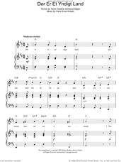 Cover icon of Der Er Et Yndigt Land (Danish National Anthem) sheet music for voice, piano or guitar by Hans Ernst Kroyer and Adam Gottlob Oehlenschlager, intermediate skill level