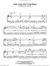 Cover icon of How Long How Long Blues sheet music for piano solo by Leroy Carr, easy skill level
