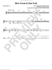 Cover icon of How Great Is Our God sheet music for orchestra/band (Bb trumpet 2,3) by Chris Tomlin, Ed Cash, Jesse Reeves and Keith Christopher, intermediate skill level