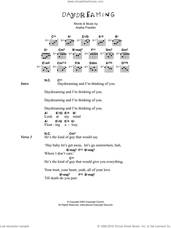 Cover icon of Daydreaming sheet music for guitar (chords) by Corinne Bailey Rae and Aretha Franklin, intermediate skill level